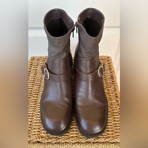 Westies Women’s‎ Bikerbabe Moto Boots Side Zip Size 10M